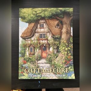 Cottagecore Coloring Book for Adults